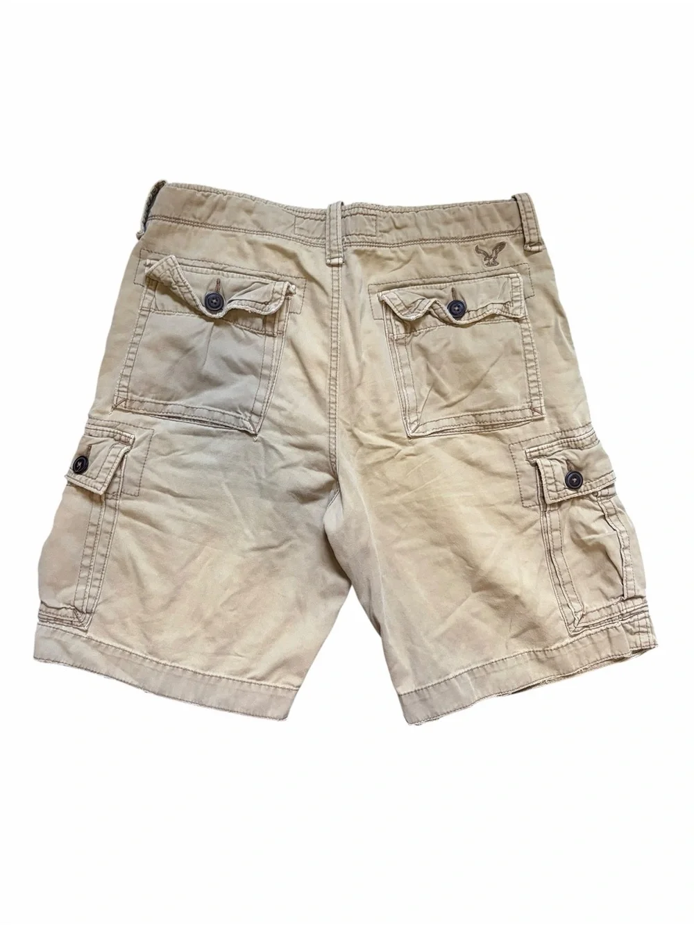 American Eagle Outfitters Beige Cargo Shorts - Casual Utility